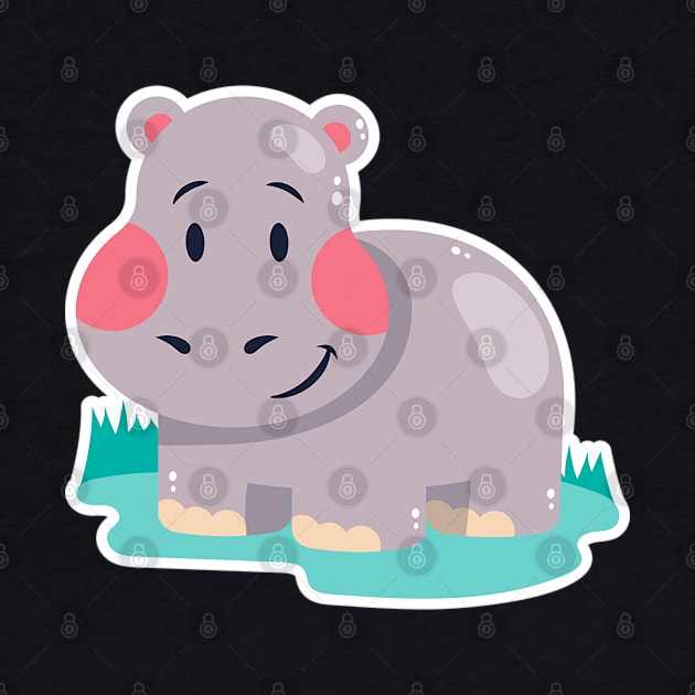 Happy Hefty Hippo by KarmicKal